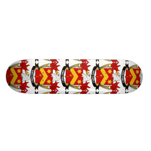 Sims familjvapensköld skateboard bräda 20 cm