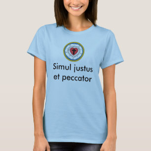 Simul justus et peccator tee