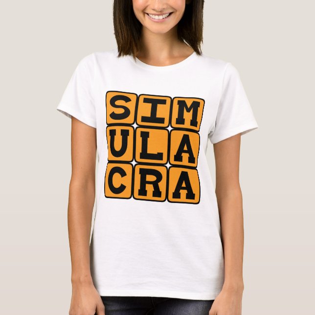 Simulakra, Representation Av Något Tee Shirt (Framsida)