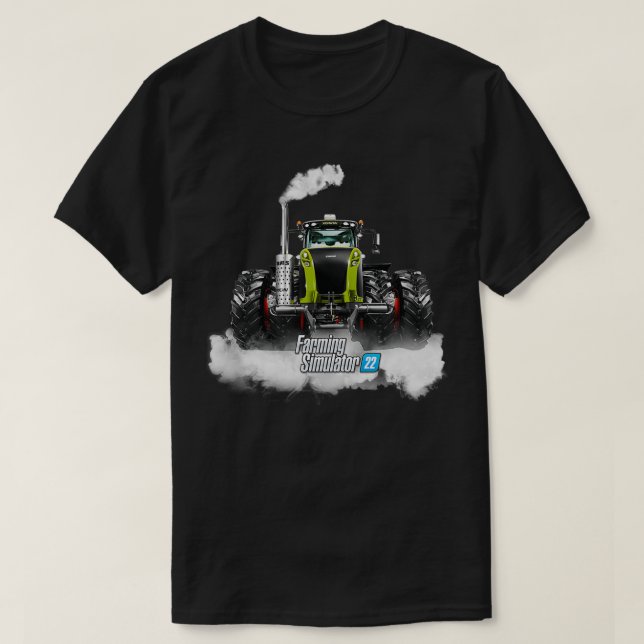 Simulatordekal för jordbruk 22 klass Xerion T Shirt (Design framsida)
