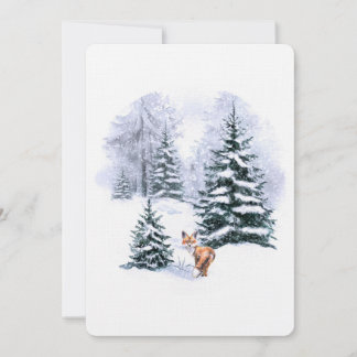 Simulera Helgdag för julgranen i vattenfärg Meddelande