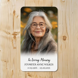 Simulera minnessymbol Dikt Sympathy Funeral Prayer Visitkort