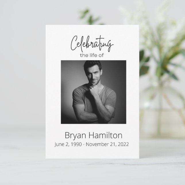 Simulera sympati för fotoriskt anteckningskort inbjudningar (Stående Fram)