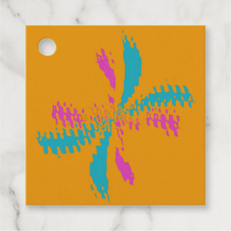 Simulerad Abstrakt Butterfly Flight Messy Mönster Gåvor Etiketter