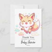 Simulerad Fantasy Fox Baby Shower