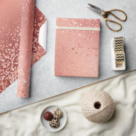 Simulerad guldolja från Ro och Glitter Struktur Presentpapper