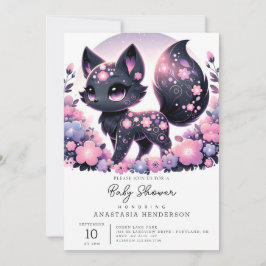 Simulerad korvdocka för babyskor inbjudningar