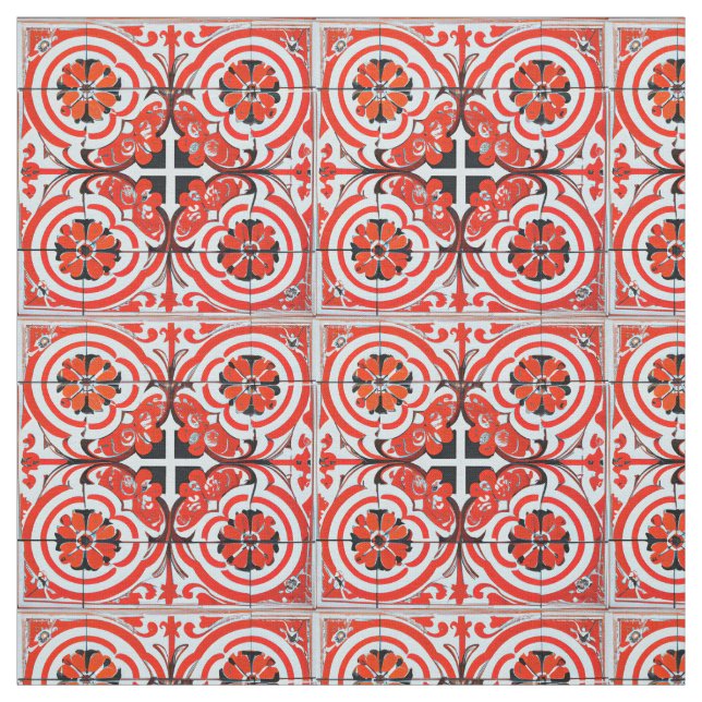 Simulerad mosaikplatta Upprepa enkelt klipp och ma Tyg (Provkarta)