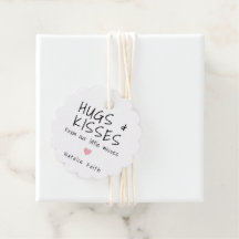 Simulerad Rosa Heart Cute Baby Shower