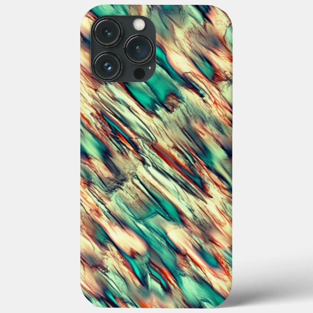 Simulering av bergig eller stalagmit i grönt till  (Baksida)