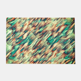 Simulering av bergig eller stalagmit i grönt till 