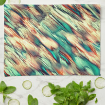 Simulering av bergig eller stalagmit i grönt till 