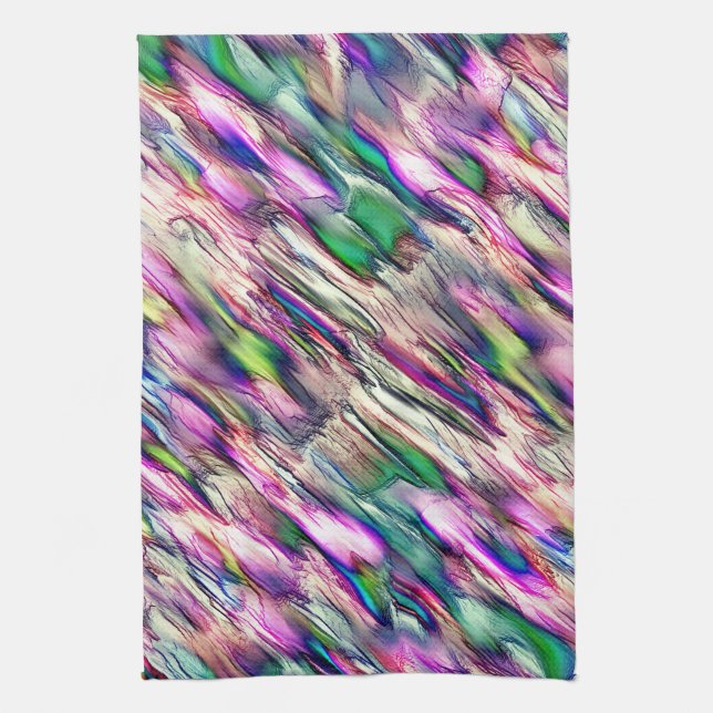 Simulering av sten eller stalagmit med hasch färg kökshandduk (Vertikal)