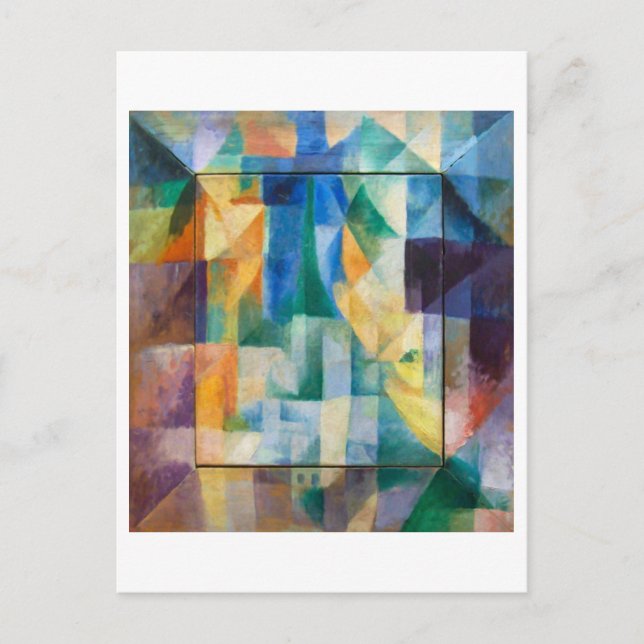 Simultana fönster | Robert Delaunay | Vykort (Framsida)
