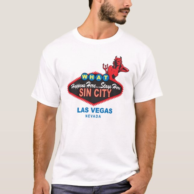 Sin City Vegas T-Shirt (Framsida)