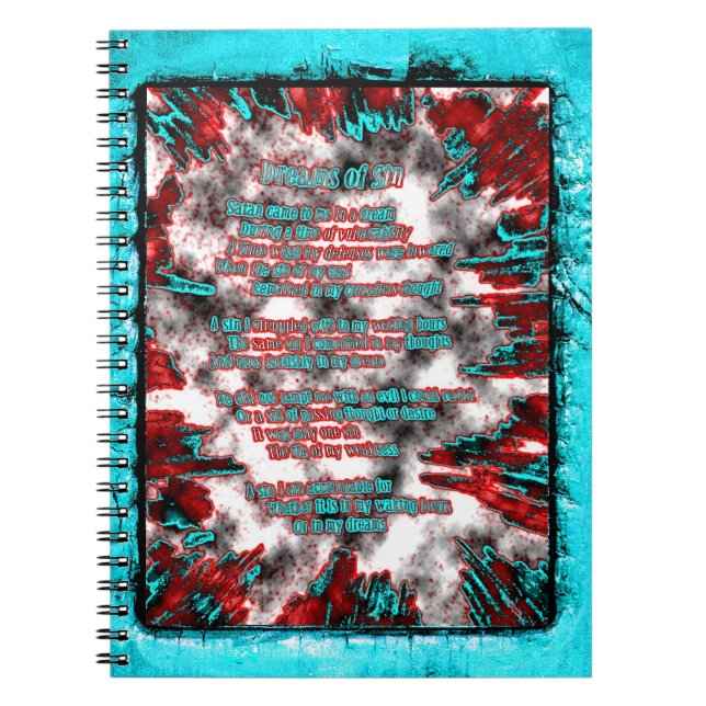 Sin-drömmar Anteckningsbok (Framsidan)