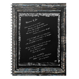 Sin-drömmar Anteckningsbok Med Spiral