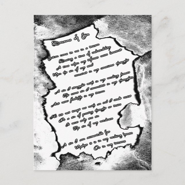 Sin-drömmar Vykort (Framsida)