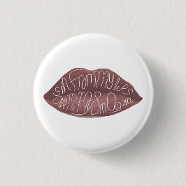 "Sin from my Lips" R+J quote pin Knapp