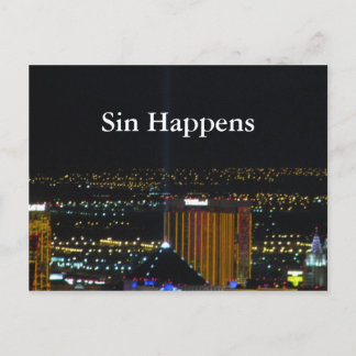 Sin Happens Vykort