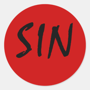 SIN RUNT KLISTERMÄRKE