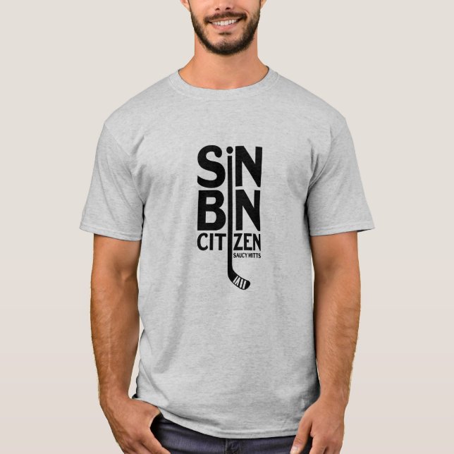 Sin Tunna Hockey Tee Shirt (Framsida)