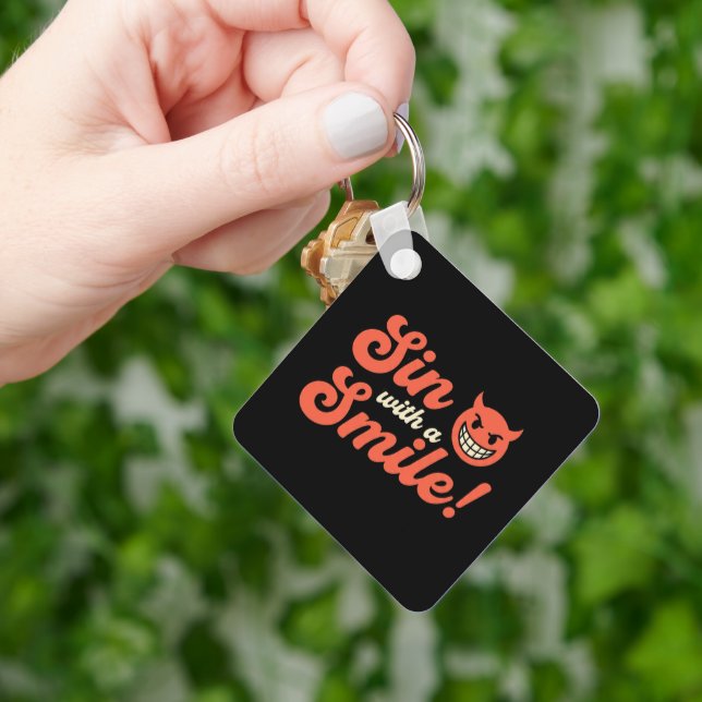 Sin with a Smile Nyckelring (Hand)