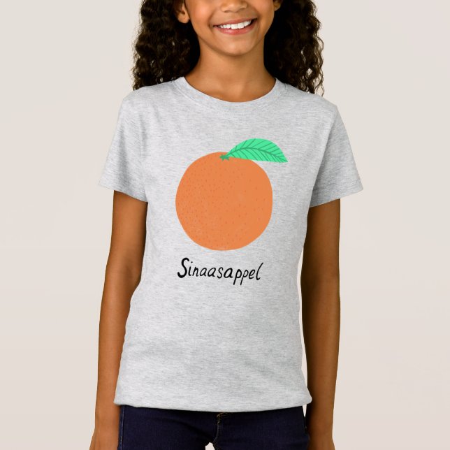 Sinaasappel Orange Nederländska Fruktiga Roligten  T Shirt (Framsida)
