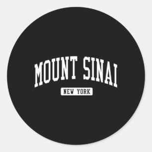 Sinai New York Ny Athletic Sports Runt Klistermärke