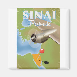 Sinai Peninsula Flight-reseaffisch Magnet