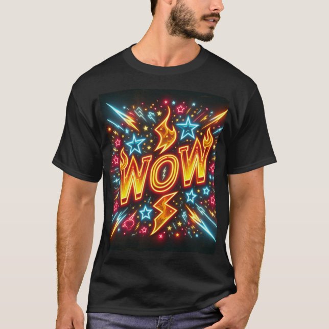 Sinal Wow! T Shirt (Framsida)