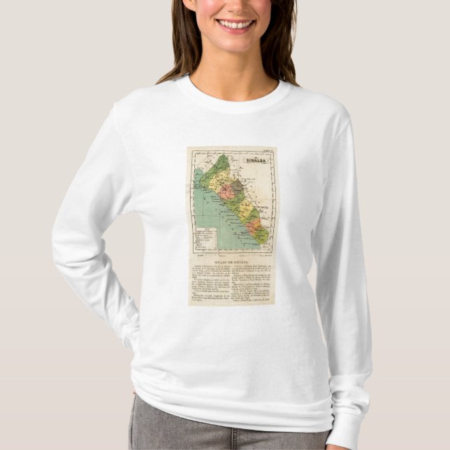 Sinaloa Mexico Tee Shirt (Framsida)