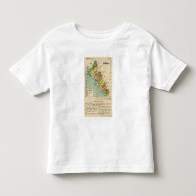 Sinaloa Mexico Tee Shirt (Framsida)