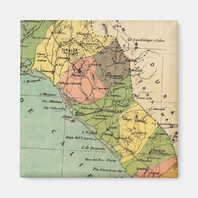 Sinaloa, Mexiko Magnet (Framsidan)