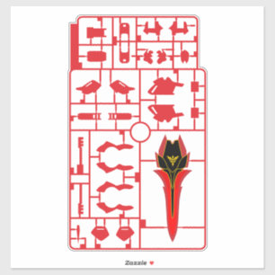 sinanju gundam gunpla plamo model springer kit cha klistermärken