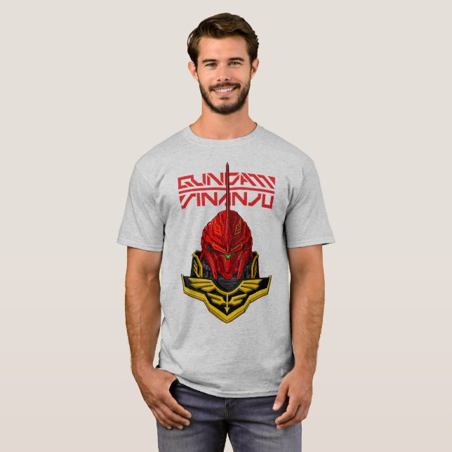 Sinanju Gundam Tee Shirt (Hel framsida)