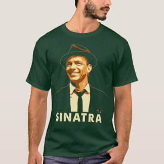 Sinatra Vintage Retro Färg  T Shirt