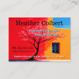 Sincere Friendly Cheerful Professional Caregiver Visitkort