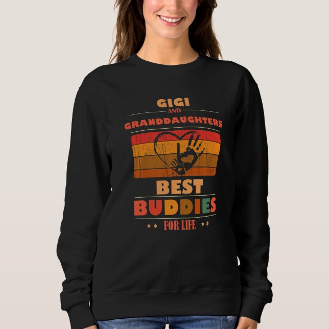 Sincere Grandparents Buddies For Life GIGI Grandda T Shirt (Framsida)