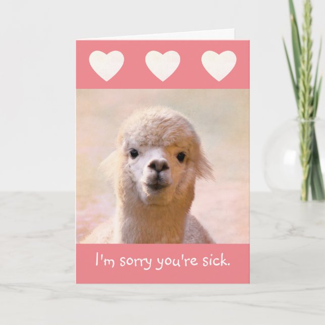 Sincere Llama kommer bra Kort (Framsida)