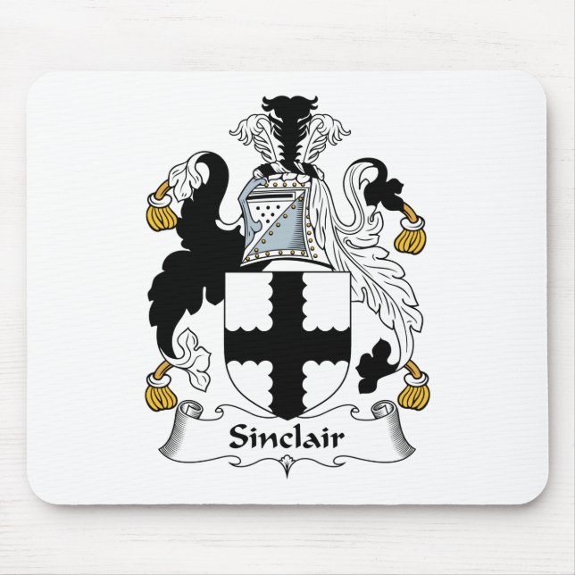 Sinclair familjvapensköld musmatta (Framsidan)