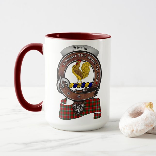 Sinclair Klan Badge Combo 15oz Mugg (Med munk)