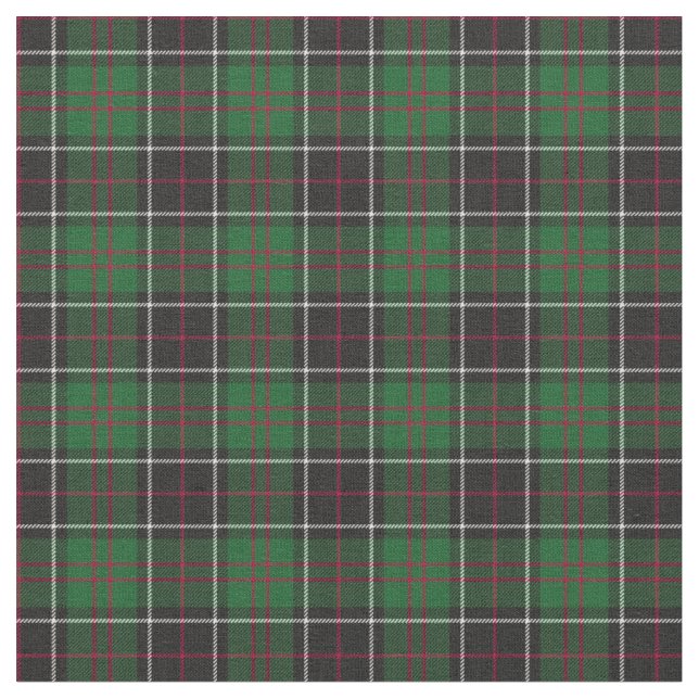 Sinclair Klan Hunting Tartan Variant Plaid Tyg (Närbild)