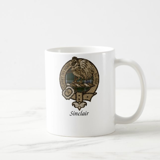 Sinclair klanvapensköld kaffemugg (Höger)