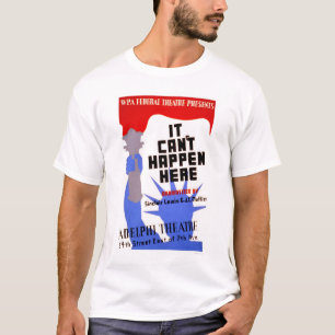 Sinclair Lewis frihet 1937 WPA T Shirt