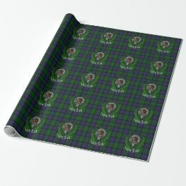 Sinclair skotsk klan tartan och vapen presentpapper