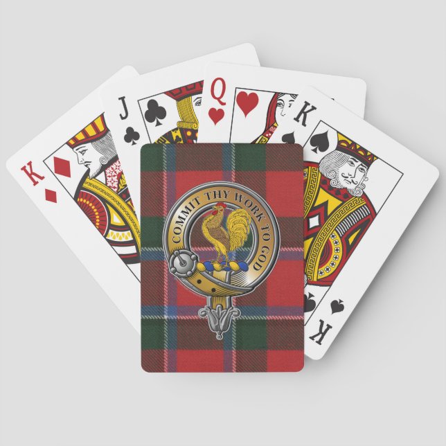 Sinclair Tartan & Badge Casinokort (Baksidan)