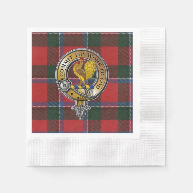 Sinclair Tartan & Badge Pappersservett (Framsidan)
