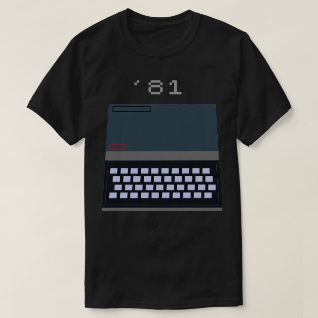 Sinclair ZX81 Det växer med dig T Shirt (Design framsida)