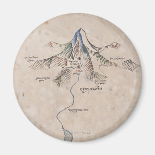 Sindarin Karta i det glesa berget Magnet